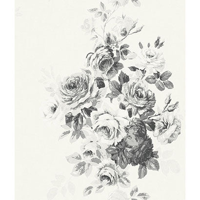 Manarola Charcoal Off-White Wallcovering | Jeffrey Stevens