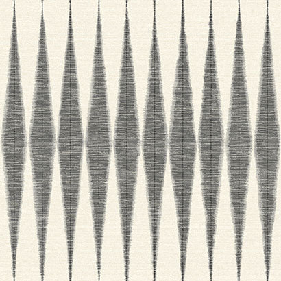 Sandy Hook Charcoal Wallcovering | Jeffrey Stevens