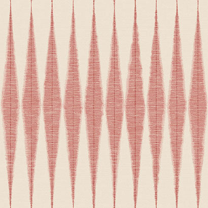 Hercule Pompian Red Cream & Coral Wallcovering | Jeffrey Stevens