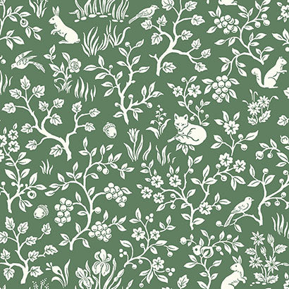 Cherry Grove Cream Wallcovering | Jeffrey Stevens