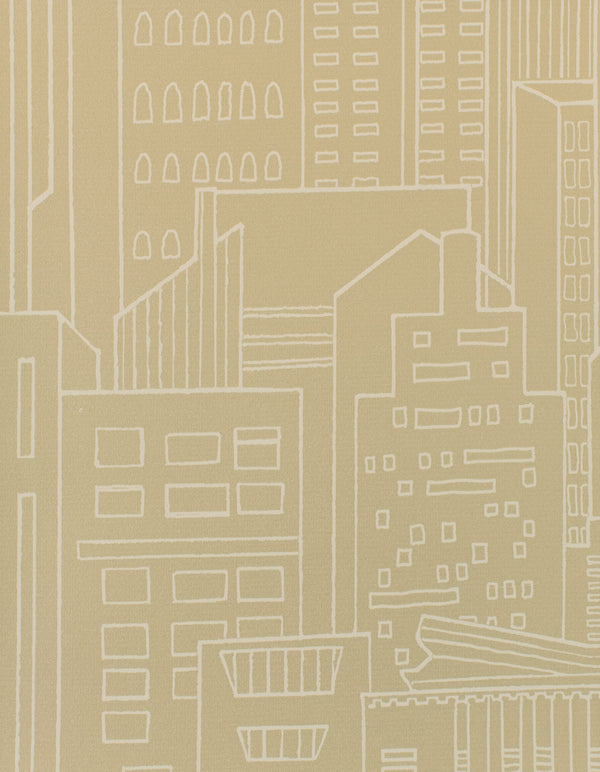 Prague Urbanscape Crown Heights Wallcovering | Phillipe Romano