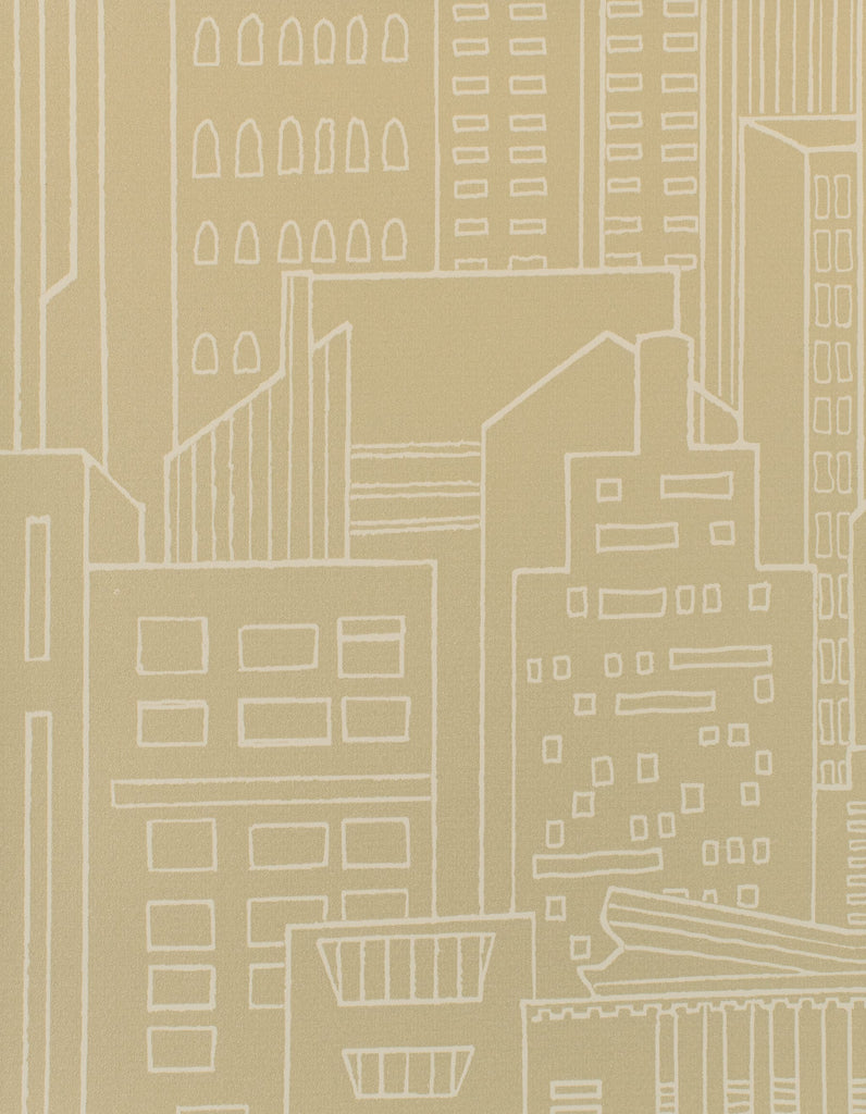 Prague Urbanscape Crown Heights Wallcovering | Phillipe Romano