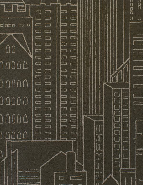 Prague Urbanscape Midwood Wallcovering | Phillipe Romano