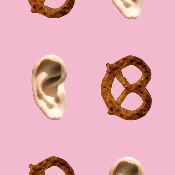 (Ear/pretzel - Pink) By John Baldessari Pink | Maharam