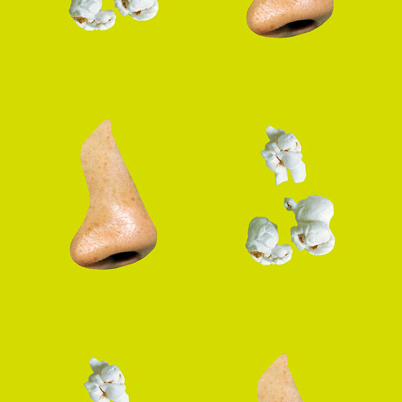 (Nose/popcorn - Yellow/green) By John Baldessari Chartreuse | Maharam