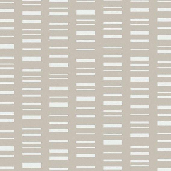 Roman Stripe By Alexander Girard, 1952 White On Light Gray | Maharam