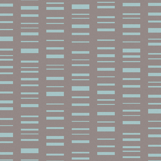 Roman Stripe By Alexander Girard, 1952 Ultramarine White On Raw Umber | Maharam