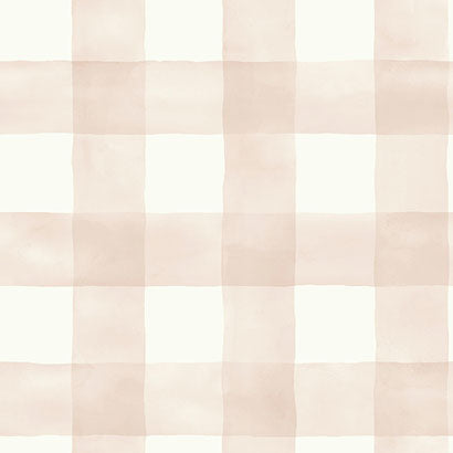 Watercolor Check Wallpaper | Jeffrey Stevens