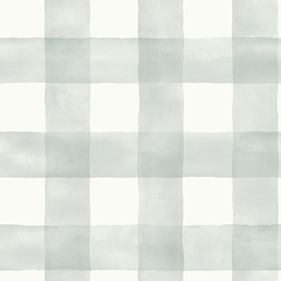 Watercolor Check Wallpaper | Jeffrey Stevens