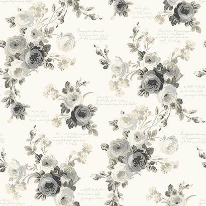 Heirloom Rose Wallpaper | Jeffrey Stevens