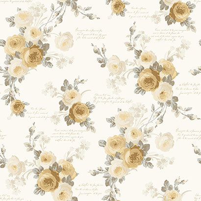 Heirloom Rose Wallpaper | Jeffrey Stevens