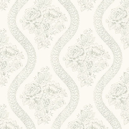Coverlet Floral Wallpaper | Jeffrey Stevens