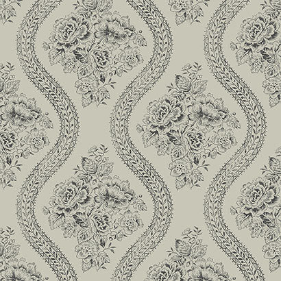 Coverlet Floral Wallpaper | Jeffrey Stevens