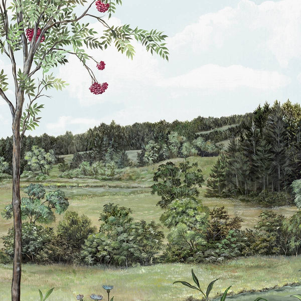 Sorbier Des Oiseaux wallcovering | Nobilis