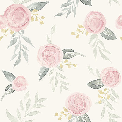 Ostia Blush Wallcovering | Jeffrey Stevens