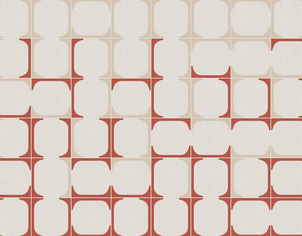 Blaua Red, Made to Measure Mural Type II Wallcoverings | Tres Tintas
