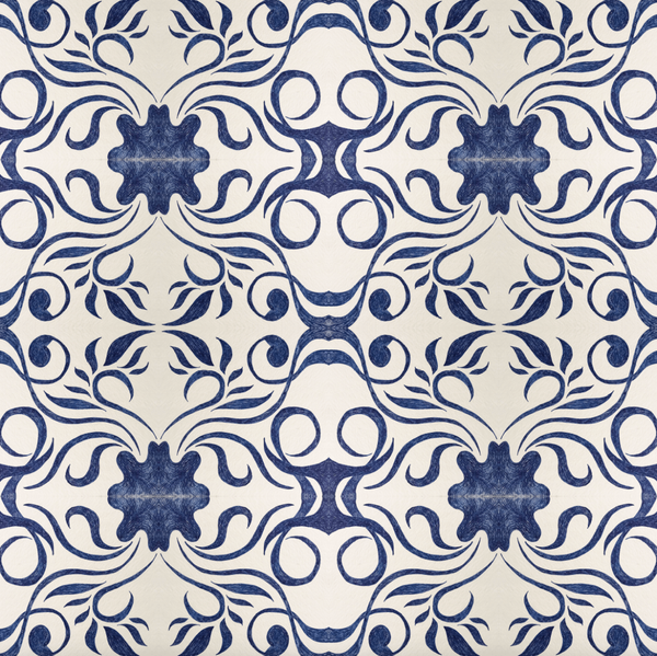 Molly Indigo  Wallpaper (Srd-Mo1-01) | Sarah Rowland | Koroseal