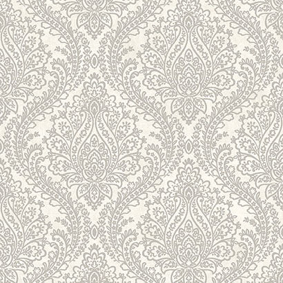 Tattersall Damask Wallpaper | Jeffrey Stevens