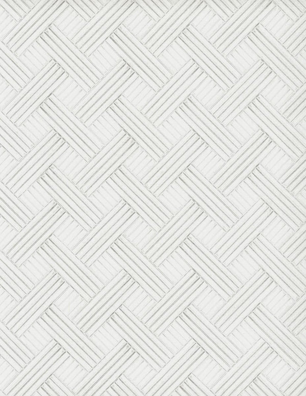 Copenhagen Assembly Optic White Wallcovering | Phillipe Romano