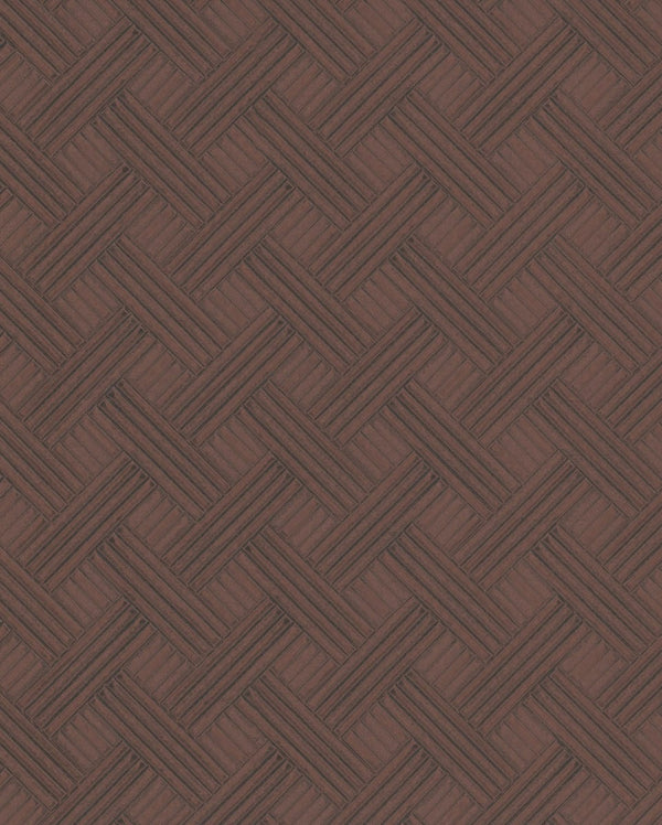 Copenhagen Assembly Walnut Wallcovering | Phillipe Romano