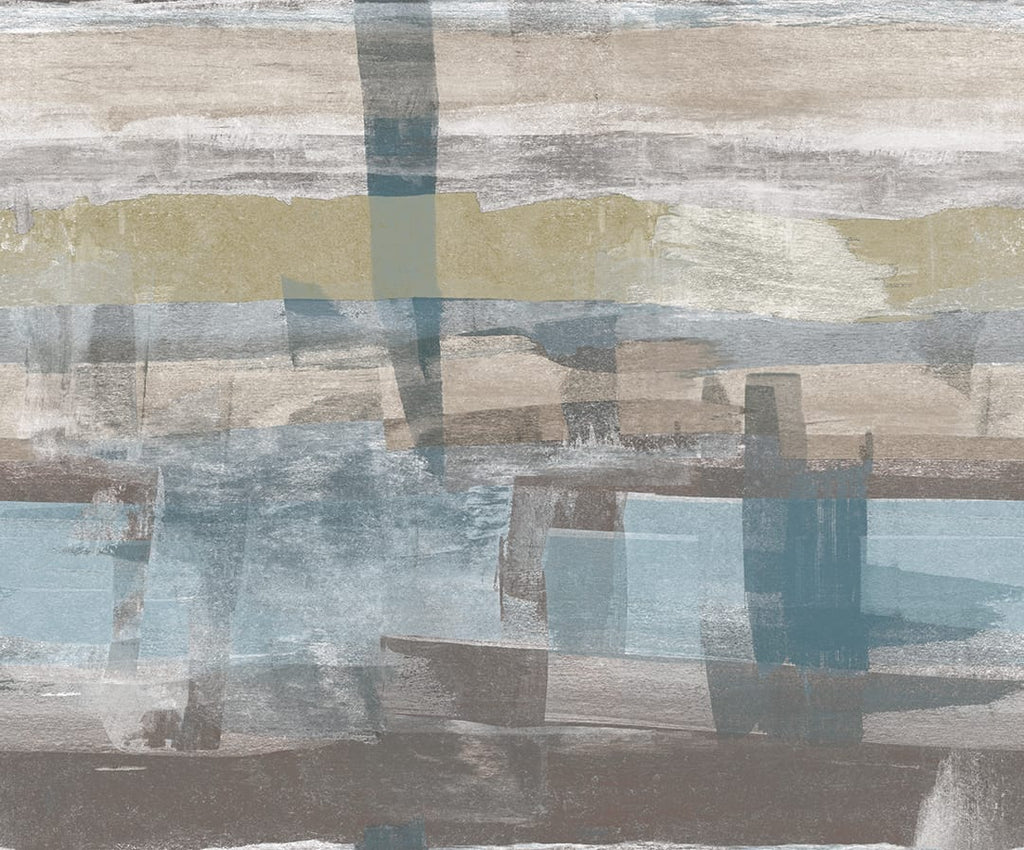Copenhagen Perception Blue Cargo Wallcovering | Phillipe Romano