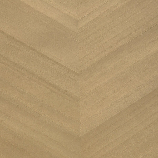 Ajiro Chevron Oak Luster - Beige Wallcovering | Maya Romanoff