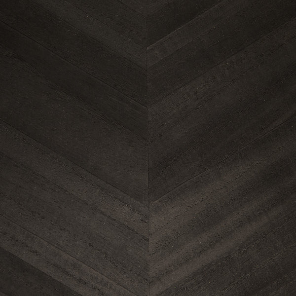 Grand Scale Ajiro Chevron - Ebony Luster | Maya Romanoff