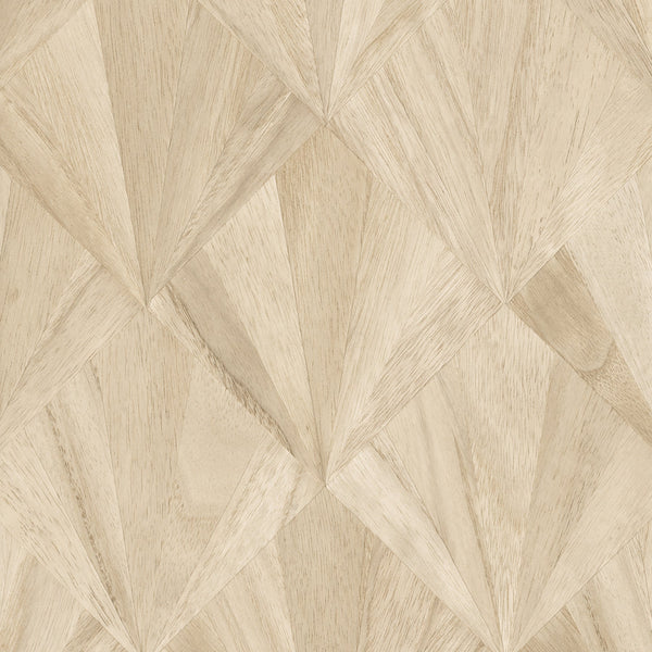 Ajiro Fanfare Maple - Beige Wallcovering | Maya Romanoff