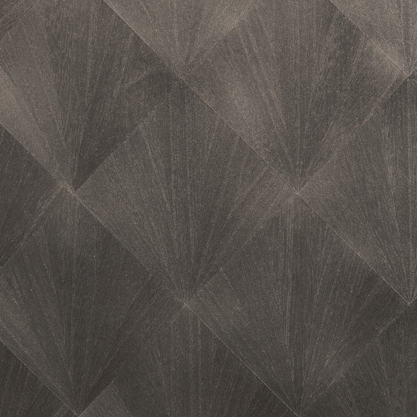 Ajiro Fanfare Ash Luster - Dark Gray Wallcovering | Maya Romanoff