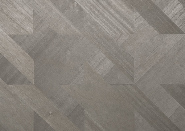 Ajiro Houndstooth Silver Birch Luster - Gray Wallcovering | Maya Romanoff