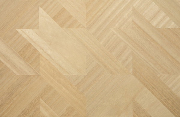Ajiro Houndstooth Polished Maple - Beige Wallcovering | Maya Romanoff