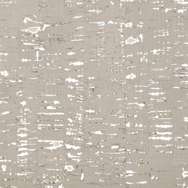 Le Kilamo Cork Silver Dust Wallpaper | Phillipe Romano