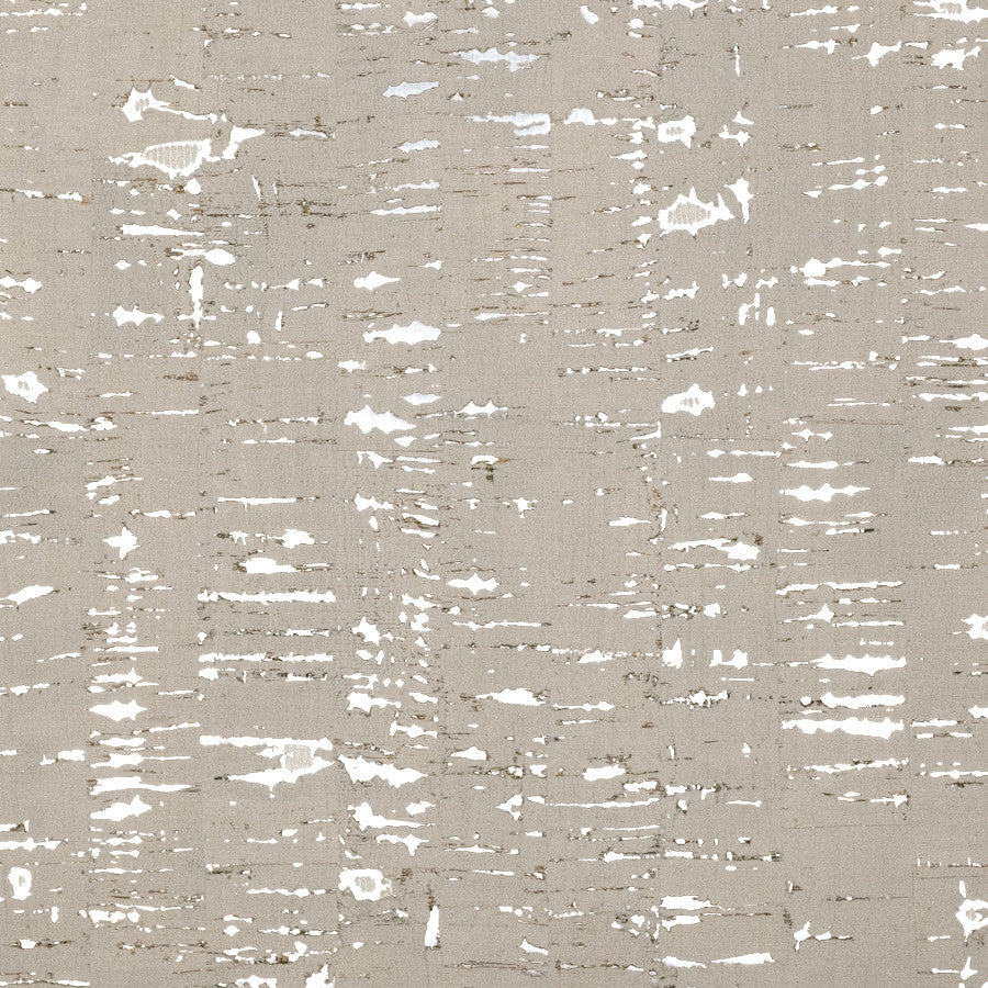 Le Kilamo Cork Silver Dust Wallpaper | Phillipe Romano