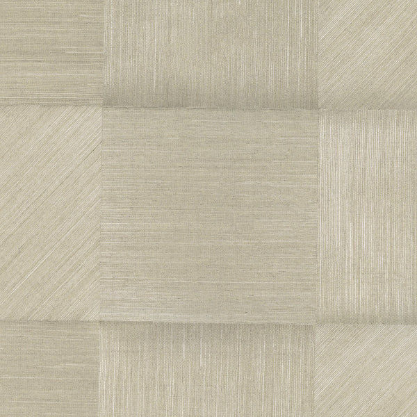 Square Cut - Parchment Natural Wallcovering | Romo