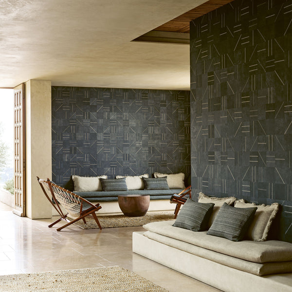 Network Indigo Wallpaper | Mark Alexander 