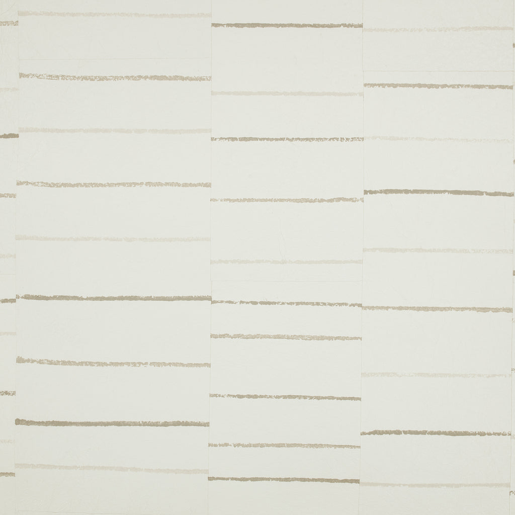 Sidestep Jasper White Wallpaper | Mark Alexander 