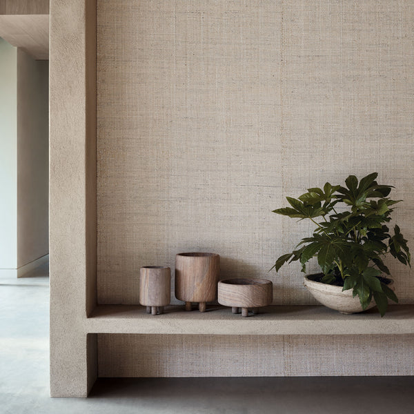 Banana Bark Whitewash Wallpaper | Mark Alexander 