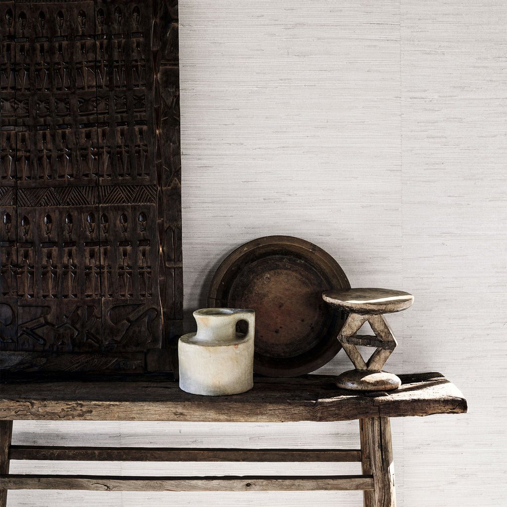 Beachgrass Whitewash Wallpaper | Mark Alexander 