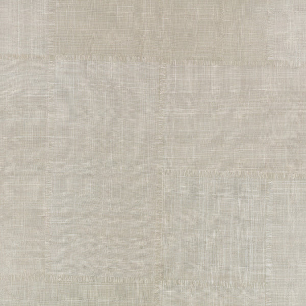Abacá Patchwork - Gris Natural Wallcovering | Romo