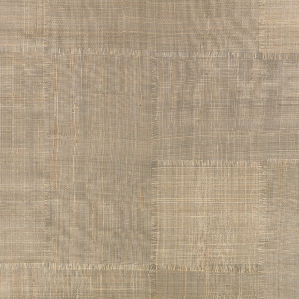 Abacá Patchwork, Sepia Wallcoverings | Romo