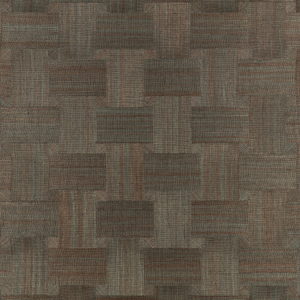 Lattice Mosaic - Pimento Natural Wallcovering | Romo