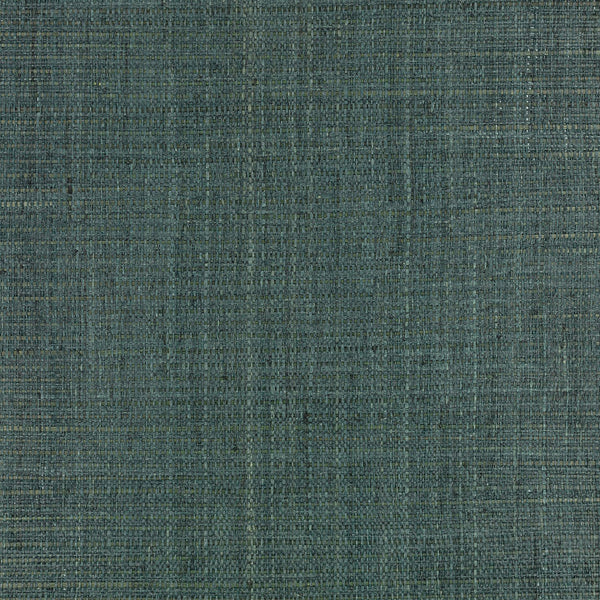Wicker Dark - Teal Natural Wallcovering | Romo