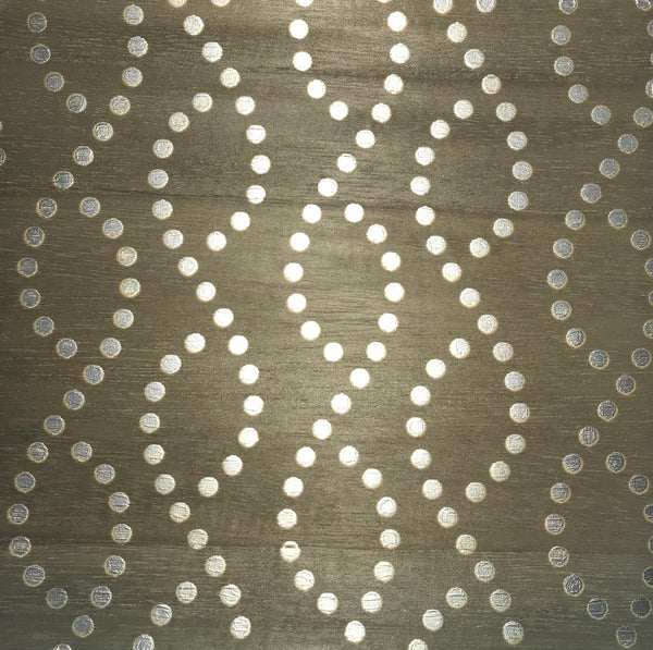 Bellissima Natural Grasscloth with Fine Metallic Embellishment | Phillipe Romano