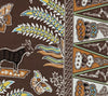 Brown Multi on White Suncloth
