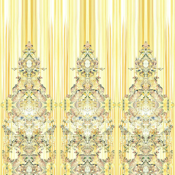 Marble Damask Yellows | Timorous Beasties Wallcovering