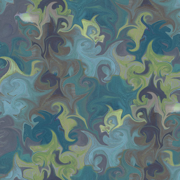 Marbled Ink Tidal | Poppy Print Studio Wallcovering