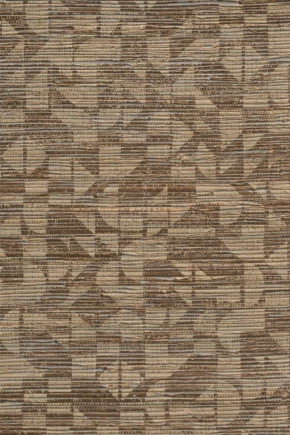 Cyperus Metallic Foil Caramel Wallpaper | Arte Europe