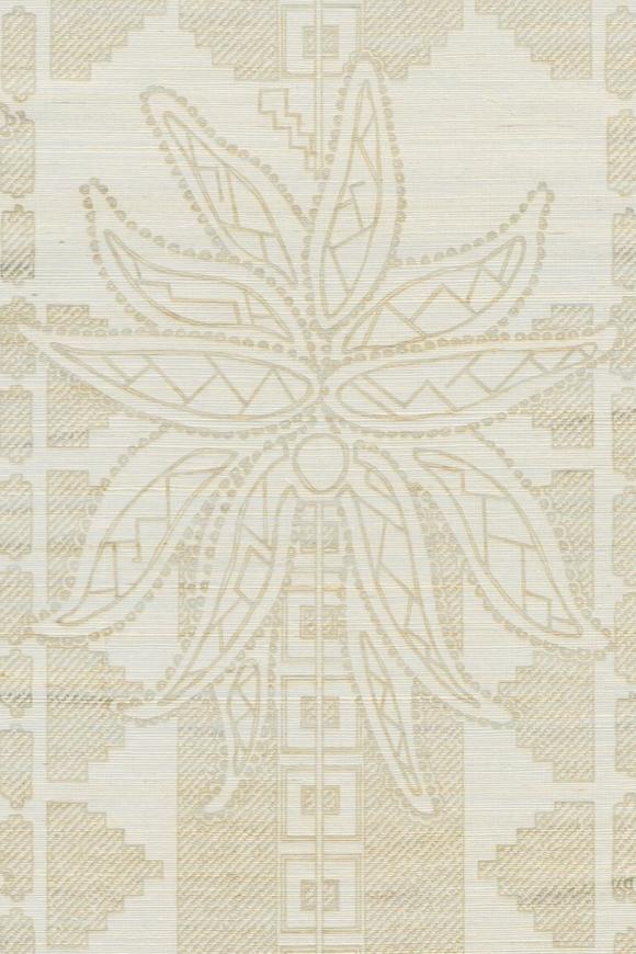 Fenua Island Palm Silver Ivory Wallpaper | Arte Europe