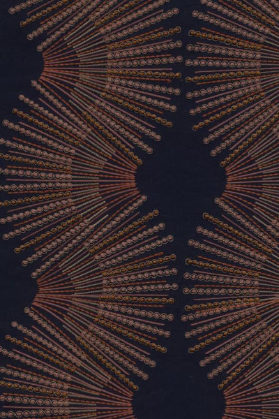 Miro Embroidered Beaded Midnight Wallpaper | Arte Europe