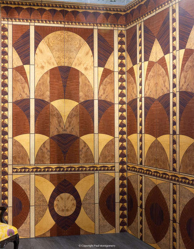 Marquetry Chrysler Brown | Mural Source